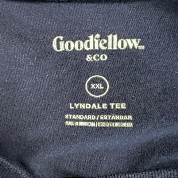 Goodfellow & Co Navy Women’s Short Sleeve Lyndale Tee Size XXL - Picture 4 of 5